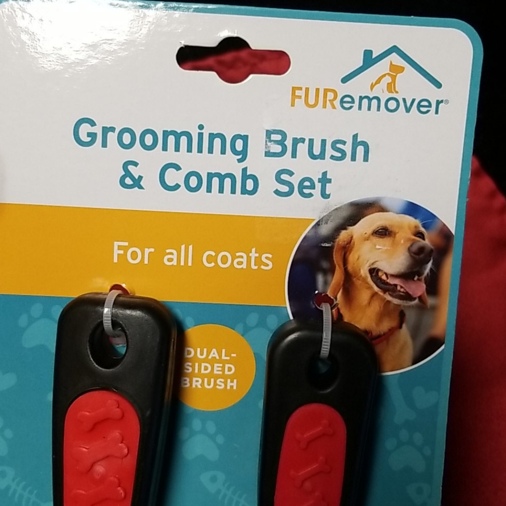 Grooming Brush & Comb Set - Picture 2 of 6